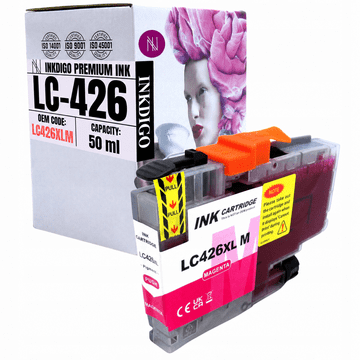 Inkdigo tusz LC426XLM kompatybilny z Brother MFC-J4335DW MFC-J4535DW Certyfikat TÜV