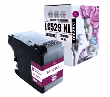 Inkdigo tusz LC529BK kompatybilny z Brother DCP-J100 MFC-J200 DCP-J105 Certyfikat TÜV