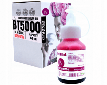 Inkdigo tusz BT5000M kompatybilny z Brother DCP-T300 MFC-T800W DCP-T510W Certyfikat TÜV