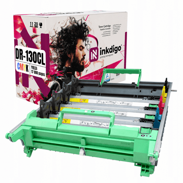 Inkdigo bęben DR130CL kompatybilny z Brother DCP-9040CN HL-4040CDNLT Certyfikat TÜV