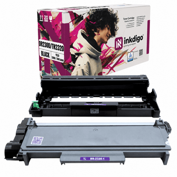 Inkdigo bęben+toner DR2300 TN2320 kompatybilny z Brother DCP-L2500D Certyfikat TÜV