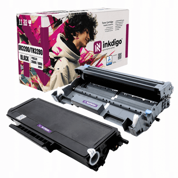 Inkdigo bęben+toner DR3200 TN3280 kompatybilny z Brother DCP-8070D HL-5340 Certyfikat TÜV