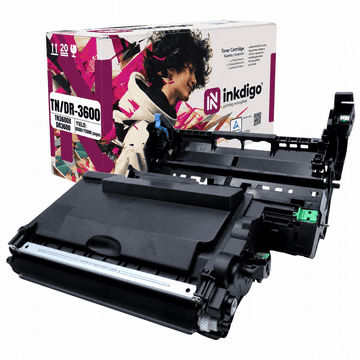 Inkdigo bęben+toner TN3600 DR3600 kompatybilny z Brother DCP-L5510DW Certyfikat TÜV