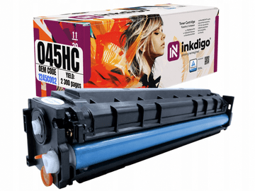 Inkdigo toner CRG045HC kompatybilny z Canon ColorimageCLASSMF632Cdw Certyfikat TÜV