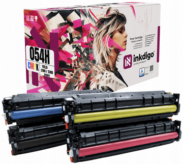 Inkdigo toner CRG054 kompatybilny z Canon i-Sensys LBP-621Cw MF640C MF641Cn Certyfikat TÜV