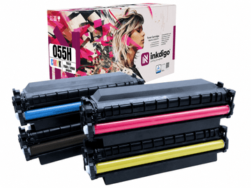 Inkdigo toner CRG055H kompatybilny z Canon i-Sensys LBP-662Cdw MF741Cdw Certyfikat TÜV