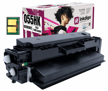 Inkdigo toner CRG055HK kompatybilny z Canon i-Sensys LBP-662Cdw MF741Cdw Certyfikat TÜV