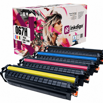 Inkdigo toner CRG067 kompatybilny z Canon i-Sensys LBP-631Cw MF651Cw Certyfikat TÜV