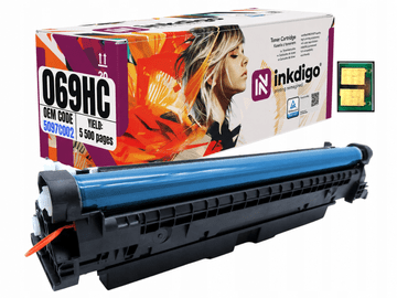 Inkdigo toner 069HC kompatybilny z Canon i-Sensys LBP-673Cdw MF752Cdw Certyfikat TÜV