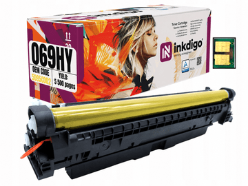 Inkdigo toner 069HY kompatybilny z Canon i-Sensys LBP-673Cdw MF752Cdw Certyfikat TÜV