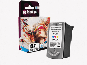 Inkdigo tusz CL41 kompatybilny z Canon Pixma IP1100 MP140 MX300 IP1800 Certyfikat TÜV