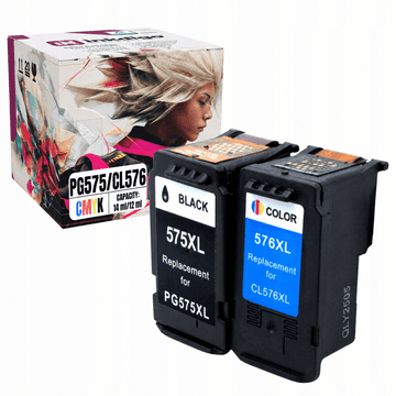 Inkdigo tusz PG575 CL576 kompatybilny z Canon Pixma TR4750i TS3550i TR4755i Certyfikat TÜV