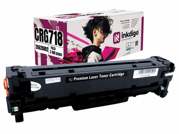 Inkdigo toner CRG718B kompatybilny z Canon i-Sensys LBP-7200 MF724Cdw Certyfikat TÜV