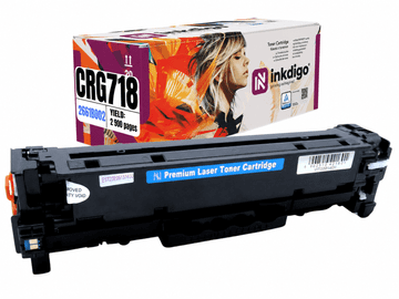 Inkdigo toner CRG718C kompatybilny z Canon i-Sensys LBP-7200 MF724Cdw Certyfikat TÜV