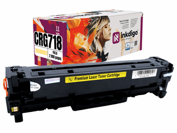 Inkdigo toner CRG718Y kompatybilny z Canon i-Sensys LBP-7200 MF724Cdw Certyfikat TÜV