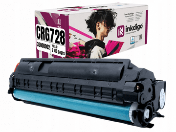 Inkdigo toner CRG728 kompatybilny z Canon FaxL150 FaxL410 i-Sensys FaxL150 Certyfikat TÜV