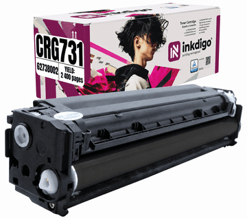 Inkdigo toner CRG731B kompatybilny z Canon ColorImageClassLBP-7110cw Certyfikat TÜV