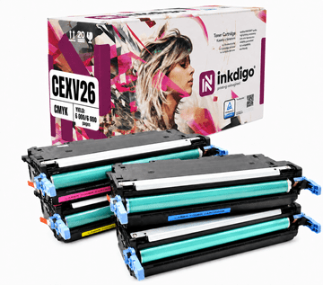 Inkdigo toner CEXV26 kompatybilny z Canon ImagerunnerC1021I Certyfikat TÜV
