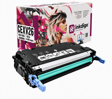 Inkdigo toner CEXV26C kompatybilny z Canon ImagerunnerC1021I Certyfikat TÜV