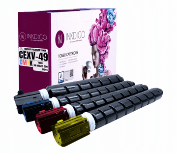 Inkdigo toner CEXV49 kompatybilny z Canon ImagerunnerAdvanceC3320 Certyfikat TÜV