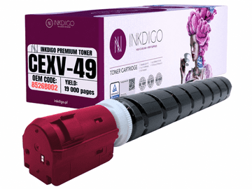 Inkdigo toner CEXV49M kompatybilny z Canon ImagerunnerAdvanceC3320 Certyfikat TÜV