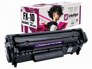 Inkdigo toner FX10 kompatybilny z Canon FaxL100 PC-D440 i-Sensys FaxL100 Certyfikat TÜV