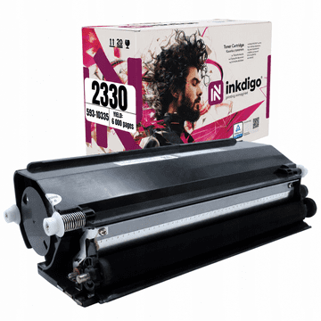 Inkdigo toner 593-10335 kompatybilny z Dell 2330 2330N 2350D 2330D 2350DN Certyfikat TÜV