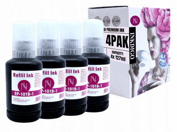 Inkdigo tusz 101 XL kompatybilny z Epson EcoTank L14150 L6165f L6276 L4150 Certyfikat TÜV
