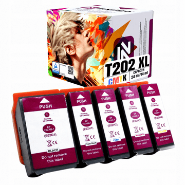 Inkdigo tusz 202XL kompatybilny z Epson Expression Premium XP-6000 XP-6100 Certyfikat TÜV