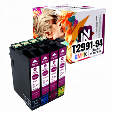 Inkdigo tusz T2991-T2994 kompatybilny z Epson Expression Home XP-235 XP-345 Certyfikat TÜV