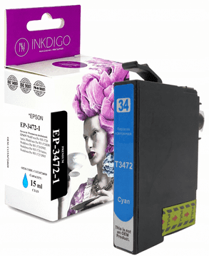 Inkdigo tusz T3472 kompatybilny z Epson WorkForce Pro WF-3720DW WF-3720DWF Certyfikat TÜV