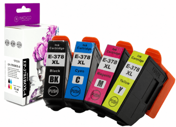 Inkdigo tusz T3781-T3784 kompatybilny z Epson ExpressionPhotoHDXP-15000 Certyfikat TÜV