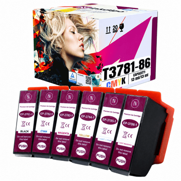 Inkdigo tusz T3781-T3786 kompatybilny z Epson ExpressionPhotoHDXP-15000 Certyfikat TÜV