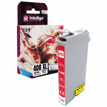 Inkdigo tusz 408XL M kompatybilny z Epson WorkForce Pro WF-C4310DW Certyfikat TÜV