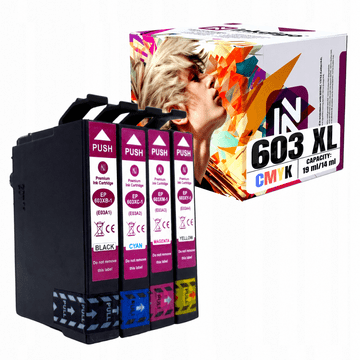 Inkdigo tusz 603XL kompatybilny z Epson WorkForce WF-2870DWF 2810DWF Certyfikat TÜV