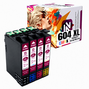 Inkdigo tusz 604XL kompatybilny z Epson Expression Home XP-2200 XP-3205 Certyfikat TÜV
