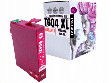 Inkdigo tusz 604XL M kompatybilny z Epson Expression Home XP-2200 XP-3205 Certyfikat TÜV