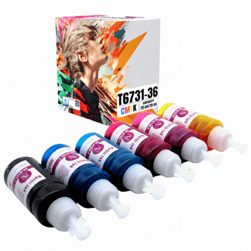 Inkdigo tusz T6731-T6736 kompatybilny z Epson EcoTank L1800ITS L1800ITS Certyfikat TÜV