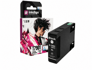 Inkdigo tusz T7901 kompatybilny z Epson WorkForce Pro WF-5110DW WF-5690DWF Certyfikat TÜV