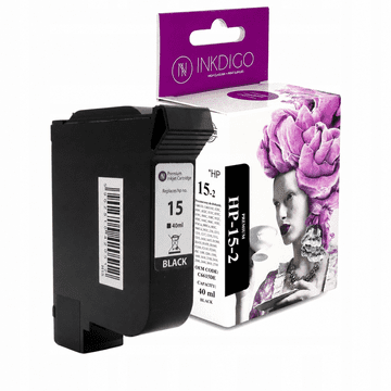 Inkdigo tusz 15 XL kompatybilny z HP Color Copier 310 DeskJet 3810 Fax 1010 Certyfikat TÜV