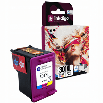 Inkdigo tusz 301XL kompatybilny z HP DeskJet 1000 Envy 4500e-All-in-One Certyfikat TÜV