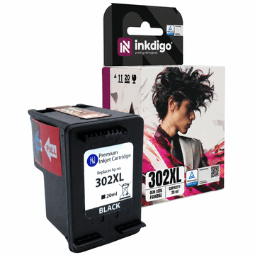 Inkdigo tusz 302XL kompatybilny z HP DeskJet 1110 Envy 4520e-All-in-One Certyfikat TÜV