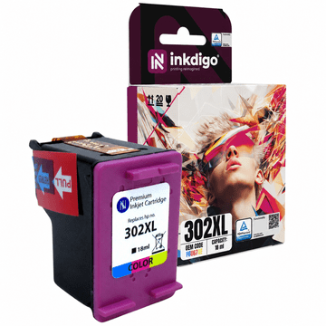 Inkdigo tusz 302XL kompatybilny z HP DeskJet 1110 Envy 4520e-All-in-One Certyfikat TÜV