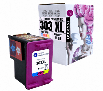 Inkdigo tusz 303XL kompatybilny z HP Envy Inspire7220e Photo6220 Photo6234 Certyfikat TÜV