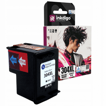 Inkdigo tusz 304XL kompatybilny z HP DeskJet 2620 3730 Envy 5020All-In-One Certyfikat TÜV