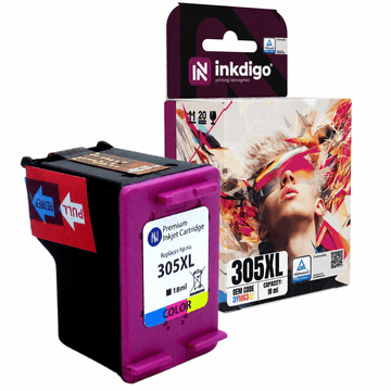 Inkdigo tusz 305XL kompatybilny z HP DeskJet 2320 Plus4100 2722e Envy 6010 Certyfikat TÜV