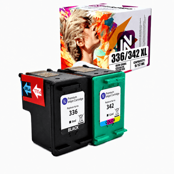 Inkdigo tusz 336 XL 342 XL kompatybilny z HP DeskJet 5420V OfficeJet 6304 Certyfikat TÜV
