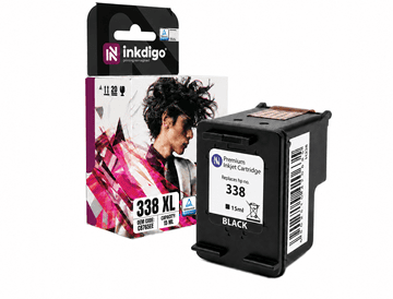 Inkdigo tusz 338 XL kompatybilny z HP DeskJet 460 OfficeJet 6205 PSC1610 Certyfikat TÜV