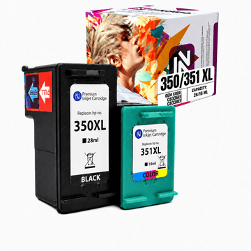 Inkdigo tusz 350 XL 351 XL kompatybilny z HP DeskJet D4260 OfficeJet J5725 Certyfikat TÜV