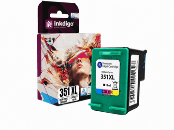 Inkdigo tusz 351XL kompatybilny z HP DeskJet D4260 D4360 OfficeJet J5725 Certyfikat TÜV